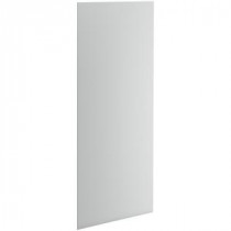 Choreograph 0.3125 in. x 32 in. x 96 in. 1-Piece Shower Wall Panel in Ice Grey for 96 in. Showers
