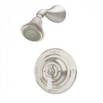 Carrington Single-Handle 3-Spray Shower Faucet in Satin Nickel