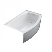 Expanse 5 ft. Right-Hand Drain Acrylic Bathtub in White