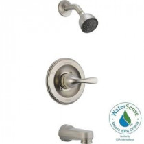 Classic Single-Handle 1-Spray Tub and Shower Faucet in Stainless