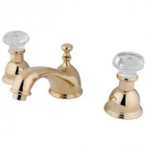 Celebrity 8 in. Widespread 2-Handle Mid-Arc Bathroom Faucet in Polished Brass
