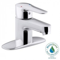 July Single Hole Single-Handle Low-Arc Bathroom Faucet in Polished Chrome