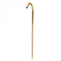 56 in. Shower Riser Only in Polished Brass