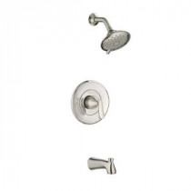 Chatfield Single-Handle 3-Spray Tub and Shower Faucet in Brushed Nickel