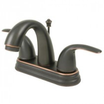 Vantage Collection 4 in. Centerset 2-Handle Bathroom Faucet with Pop-Up Drain in Oil Rubbed Bronze
