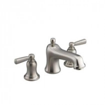 Bancroft Bath- or Deck-Mount High-Flow Bath Faucet Trim in Vibrant Brushed Nickel (Valve Not Included)