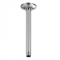 9 in. Ceiling-Mount Shower Arm and Flange in Chrome