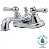 Pfirst 4 in. Centerset 2-Handle Bathroom Faucet in Polished Chrome