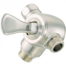 3-Way Shower Arm Diverter with Hand Shower in Stainless