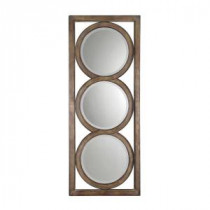70.625 in. x 28.25 in. Silver-Gray Rectangle Framed Mirror