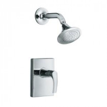 Symbol 1-Handle Shower Faucet Trim Kit in Polished Chrome (Valve Not Included)
