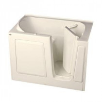 Gelcoat 4.25 ft. Walk-In Air Bath Tub with Right Quick Drain in Linen