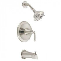 Bannockburn 1-Handle Pressure Balance Tub and Shower Faucet Trim Kit in Brushed Nickel (Valve Not Included)DISCONTINUED