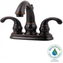 Treviso 4 in. Centerset 2-Handle High-Arc Bathroom Faucet in Tuscan Bronze