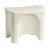 Ensemble 13-1/8 in. x 18-9/16 in. Freestanding Shower Seat in Biscuit