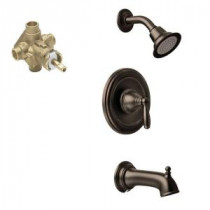 Brantford 1-Handle Tub and Shower Faucet Trim Kit in Oil Rubbed Bronze - Valve Included