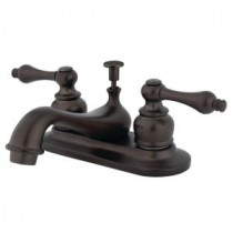 Restoration 4 in. Centerset 2-Handle Bathroom Faucet in Oil Rubbed Bronze