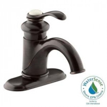 Fairfax Single Hole Single-Handle Mid-Arc Bathroom Faucet in Oil-Rubbed Bronze