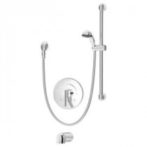 Dia Single-Handle 1-Spray Tub and Shower Faucet in Chrome (Valve Not Included)
