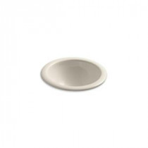 Compass Self-Rimming Bathroom Sink in Almond
