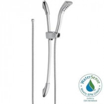 1-Spray 2.0 GPM Hand Shower with Slide Bar in Chrome Featuring H2Okinetic