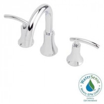 Vincennes 8 in. Widespread 2-Handle High-Arc Bathroom Faucet in Chrome