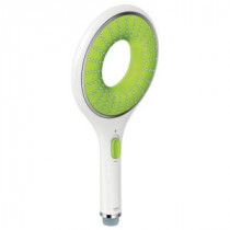 Icon Rainshower 1-Spray Hand Shower in Moon White/Eco Green