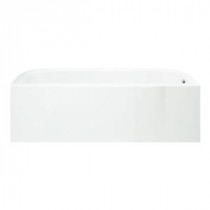 Accord 5 ft. Right Drain Soaking Tub in White