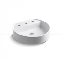 Chord Wading Pool Vessel Sink in White
