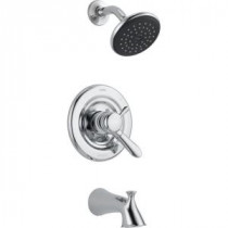 Lahara 1-Handle Tub and Shower Faucet Trim Kit in Chrome (Valve Not Included)