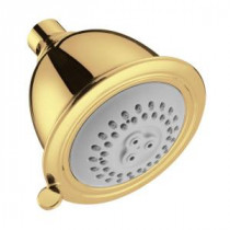 Croma C 75 2-Spray 3.5 in. Showerhead in Polished Brass