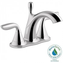 Willamette 4 in. Centerset 2-Handle Bathroom Faucet in Polished Chrome