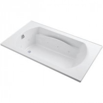 Lawson 6 ft. Whirlpool Tub with Reversible Drain in White
