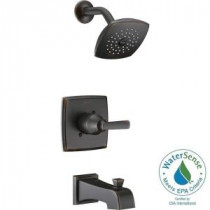 Ashlyn 1-Handle Pressure Balance Tub and Shower Faucet Trim Kit in Venetian Bronze (Valve Not Included)