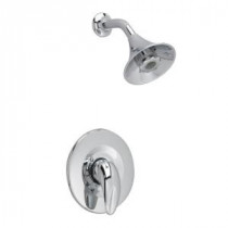 Reliant 3 1-Handle Shower Faucet Trim Kit with FloWise Water Saving Showerhead in Polished Chrome (Valve Not Included)