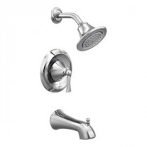 Wynford 1-Handle Posi-Temp Tub and Shower Faucet Trim Kit in Chrome (Valve Sold Separately)