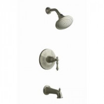 Kelston Pressure-Balancing Bath and Shower Faucet Trim in Vibrant Brushed Nickel (Valve Not Included)