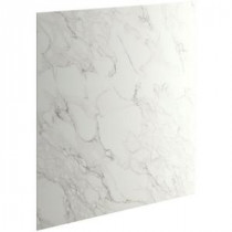 Choreograph 0.3125 in. x 60 in. x 72 in. 1-Piece Bath/Shower Wall Panel in CrossCut Dune for 72 in. Bath/Showers