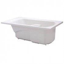 Lawson 5 ft. Reversible Drain Soaking Tub in White