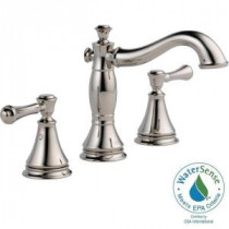 Cassidy 8 in. Widespread 2-Handle High-Arc Bathroom Faucet in Polished Nickel