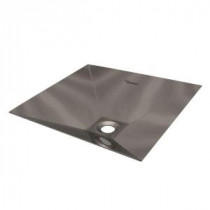 Wall-Mounted Bathroom Sink in Polished Stainless Steel
