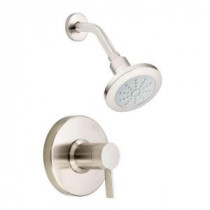 Amalfi 1-Handle Shower Only Faucet Trim Only in Brushed Nickel