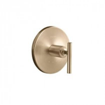 Purist 1-Handle Thermostatic Valve Trim Kit with Lever Handle in Vibrant Brushed Bronze (Valve Not Included)