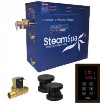 Oasis 10.5kW QuickStart Steam Bath Generator Package with Built-In Auto Drain in Polished Oil Rubbed Bronze