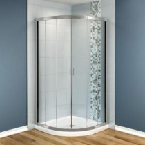 Intuition 40 in. x 40 in. x 73 in. Shower Stall in White