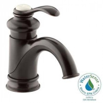 Fairfax Single Hole Single Handle Mid-Arc Bathroom Faucet in Oil-Rubbed Bronze