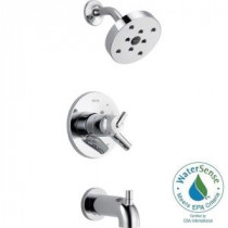 Trinsic 1-Handle H2Okinetic Tub and Shower Faucet Trim Kit in Chrome (Valve Not Included)
