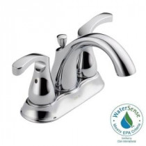 Denim 4 in. Centerset 2-Handle Bathroom Faucet in Chrome
