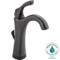 Addison Single Hole Single-Handle Bathroom Faucet in Venetian Bronze with Touch2O.xt Technology