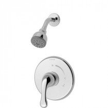 Unity 1-Handle Shower Faucet with Stops in Chrome